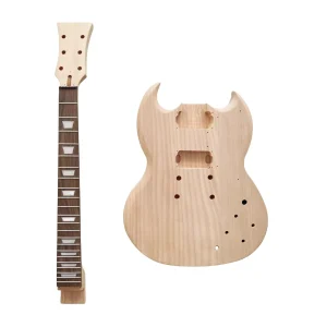 DIY Electric Guitar Kit,Right Handed with Mahogany Body Rosewood Fingerboard - Image 5