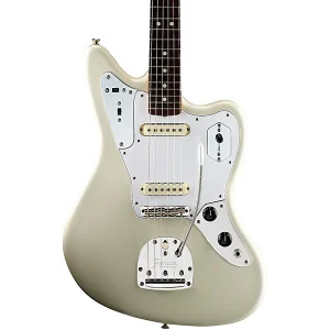 Custom Cheap Johnny Marr Jaguar Rosewood Fingerboard Electric Guitar Olympic White
