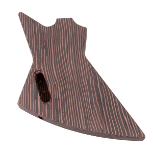 DIY Electric Guitar Kit Unfinished Zebrawood Body - Image 6