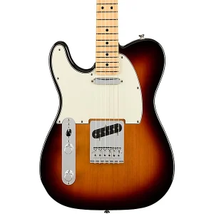 Custom Cheap Player Tele Maple Fingerboard Left-Handed Electric Guitar 3-Color Sunburst