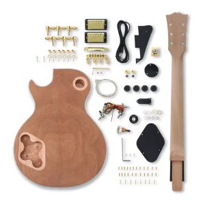 Electric Guitar DIY Kit for LP Style Flamed Maple Veener Body - Image 4