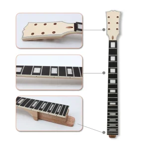 Electric Guitar DIY Kit for LP Style Flamed Maple Veener Body - Image 2
