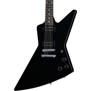 Custom Cheap '80s Explorer Electric Guitar Ebony