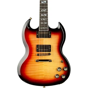 Custom Cheap SG Supreme Electric Guitar Translucent Fireburst