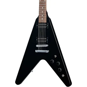 Custom Cheap '80s Flying V Electric Guitar Ebony
