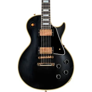 Custom Cheap Murphy Lab 1957 LP Custom Reissue 2-Pickup Ultra Light Aged Electric Guitar Ebony