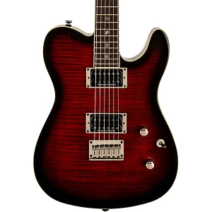 Custom Cheap Special-Edition Custom Tele FMT HH Electric Guitar Black Cherry Burst