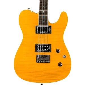 Custom Cheap Special-Edition Custom Tele FMT HH Electric Guitar Amber