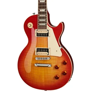 Custom Cheap LP Traditional Pro V AAA Flame Top Electric Guitar Washed Cherry Burst