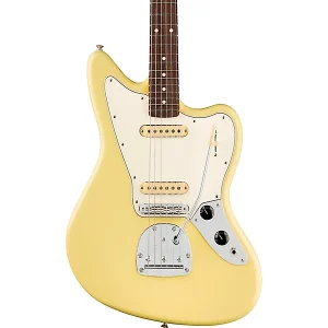 Custom Cheap Player II Jaguar Rosewood Fingerboard Electric Guitar Hialeah Yellow