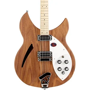 Custom Cheap 330W Electric Guitar Natural Walnut