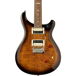 Custom Cheap  SE Custom 24 Electric Guitar Black Gold Sunburst
