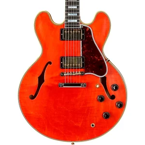 Custom Cheap Murphy Lab 1959 ES-355 Reissue Stop Bar Light Aged Semi-Hollow Electric Guitar Watermelon Red