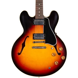 Custom Cheap Murphy Lab 1958 ES-335 Light Aged Semi-Hollow Electric Guitar Tri-Burst