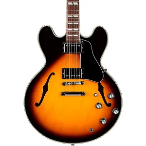 Custom Cheap ES-345 Semi-Hollow Electric Guitar Vintage Burst