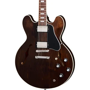 Custom Cheap ES-335 '60s Block Limited-Edition Semi-Hollow Electric Guitar Walnut
