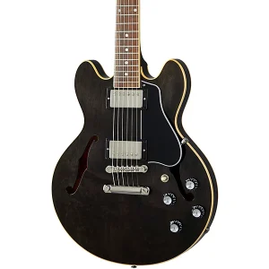 Custom Cheap ES-339 Semi-Hollow Electric Guitar Translucent Ebony