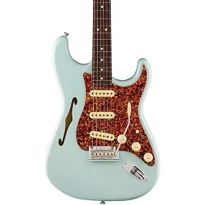 Custom Cheap American Professional II ST Thinline Limited-Edition Electric Guitar Transparent Daphne Blue