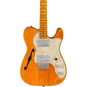Custom Cheap American Vintage II 1972 Tele Thinline Electric Guitar Aged Natural
