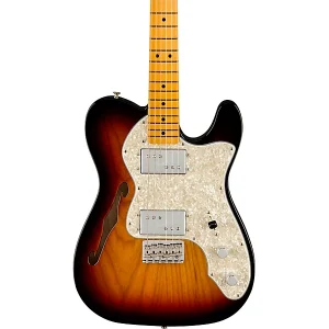 Custom Cheap American Vintage II 1972 Tele Thinline Electric Guitar Aged Sunburst