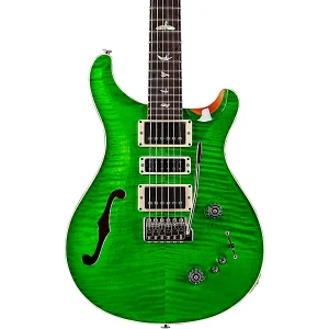 Custom Cheap Special Semi-Hollow With Pattern Neck Electric Guitar Eriza Verde