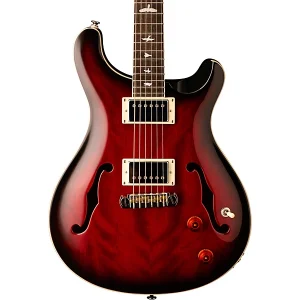 Custom Cheap SE Hollowbody Standard Electric Guitar Fire Red Burst