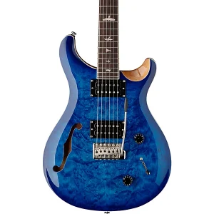 Custom Cheap SE Custom 22 Quilted Limited-Edition Semi-Hollow Electric Guitar Faded Blue Burst