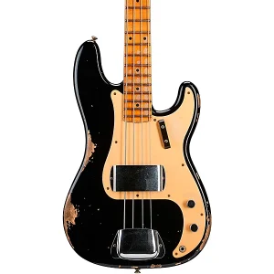 Custom Cheap Shop '58 Precision Bass Heavy Relic Aged Black