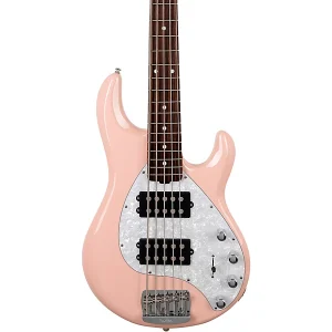 Custom Cheap StingRay5 Special HH 5-String Electric Bass Guitar Pueblo Pink