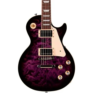 Custom Cheap LP Standard '60s Quilt Limited-Edition Electric Guitar Dark Purple Burst