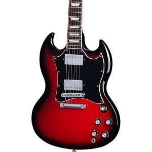 Custom Cheap SG Standard Electric Guitar Cardinal Red Burst