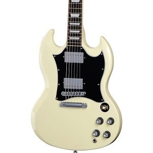 Custom Cheap SG Standard Electric Guitar Classic White