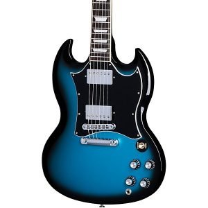 Custom Cheap SG Standard Electric Guitar Pelham Blue Burst