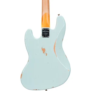 Custom Cheap Shop Limited-Edition '60 Jazz Bass Relic Super Faded Aged Sonic Blue - Image 2