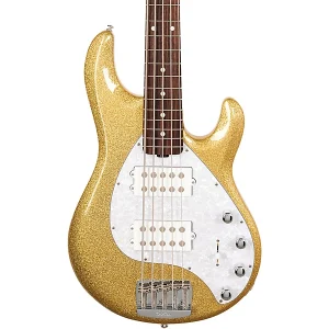 Custom Cheap StingRay5 Special HH 5-String Electric Bass Guitar Genius Gold