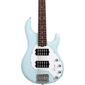 Custom Cheap StingRay5 Special HH 5-String Electric Bass Guitar Sea Breeze