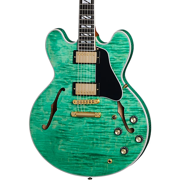 Custom Cheap ES Supreme Semi-Hollow Electric Guitar Seafoam Green