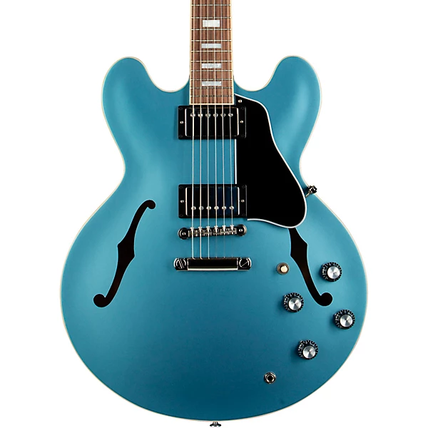 Custom Cheap ES-335 '60s Block Limited-Edition Semi-Hollow Electric Guitar Pelham Blue