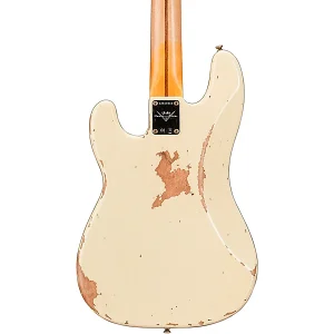 Custom Cheap Shop '58 Precision Bass Heavy Relic Vintage White - Image 2