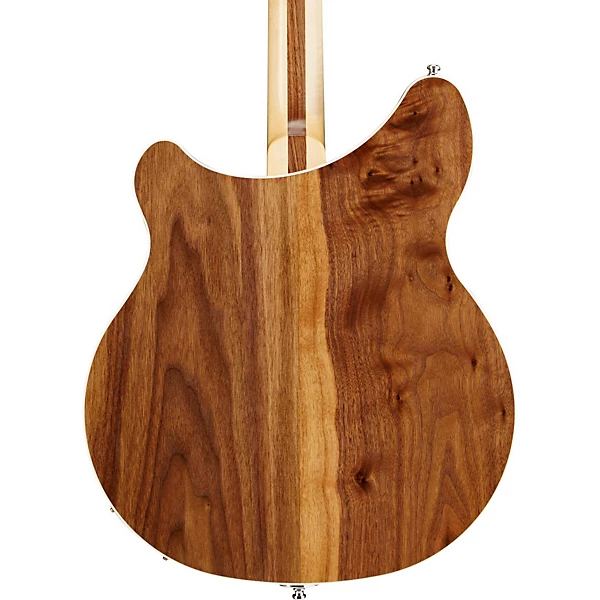 Custom Cheap 360W Hollowbody Electric Guitar Natural Walnut - Image 2