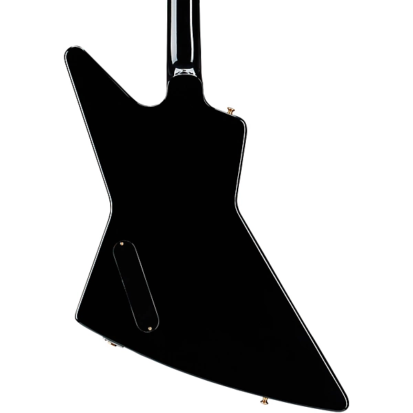 Custom Cheap Explorer Custom Electric Guitar Ebony - Image 2