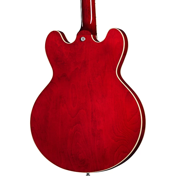 Custom Cheap ES-335 '60s Block Limited-Edition Semi-Hollow Electric Guitar Sixties Cherry - Image 2