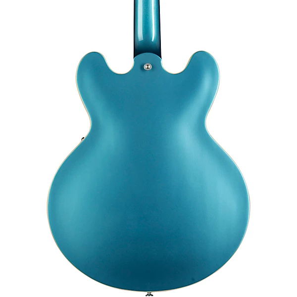Custom Cheap ES-335 '60s Block Limited-Edition Semi-Hollow Electric Guitar Pelham Blue - Image 2