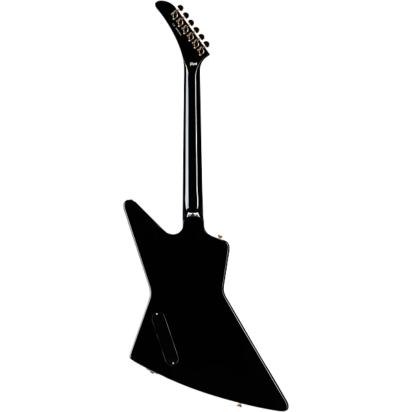 Custom Cheap Explorer Custom Electric Guitar Ebony - Image 4