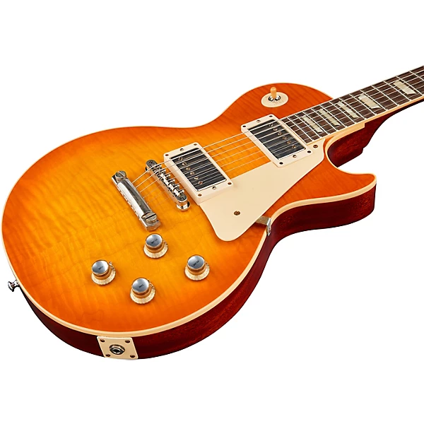 Custom Cheap Historic '60 LP Standard VOS Electric Guitar Tangerine Burst - Image 3