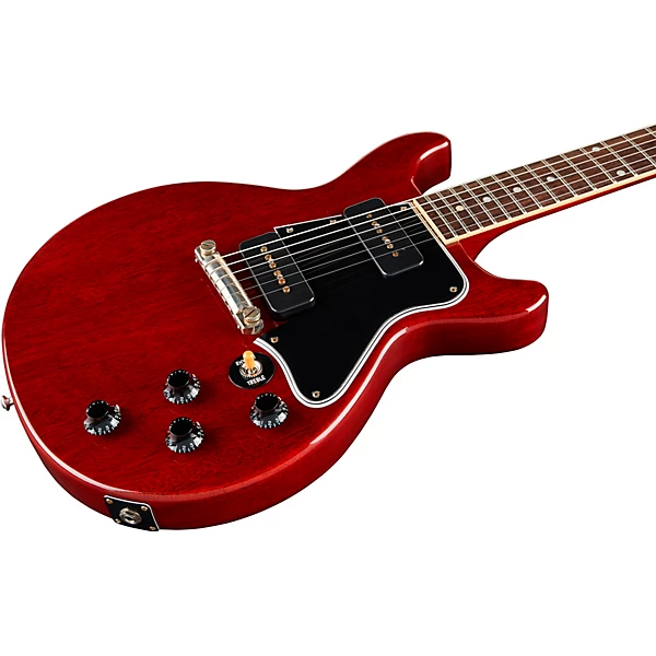 Custom Cheap 1960 LP Special Double-Cut Electric Guitar VOS Cherry Red - Image 3