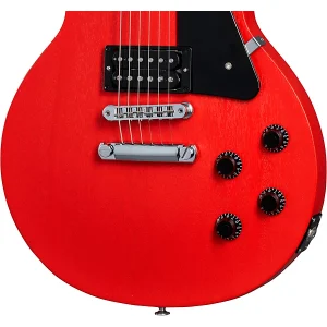 Custom Cheap LP Modern Lite Electric Guitar Cardinal Red Satin - Image 3