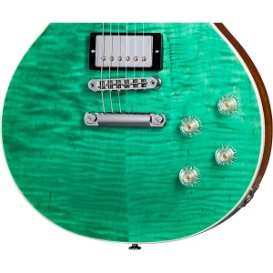 Custom Cheap LP Modern Figured Electric Guitar Seafoam Green - Image 3