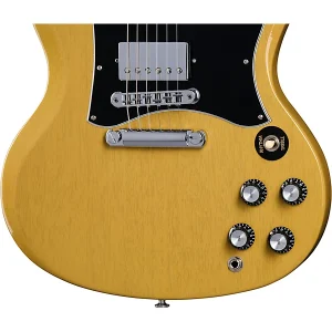 Custom Cheap SG Standard Electric Guitar TV Yellow - Image 3