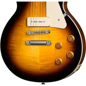 Custom Cheap LP Standard '50s P-90 Electric Guitar Tobacco Burst - Image 4